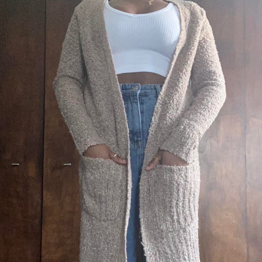 oatmeal cardigan